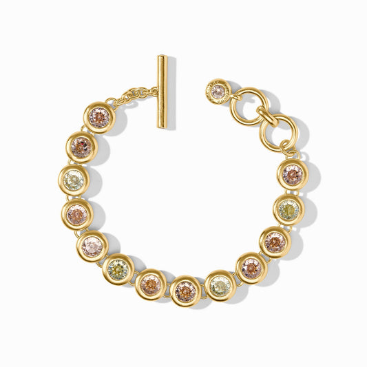 Rainbow Tennis Bracelet Champagne Radiance