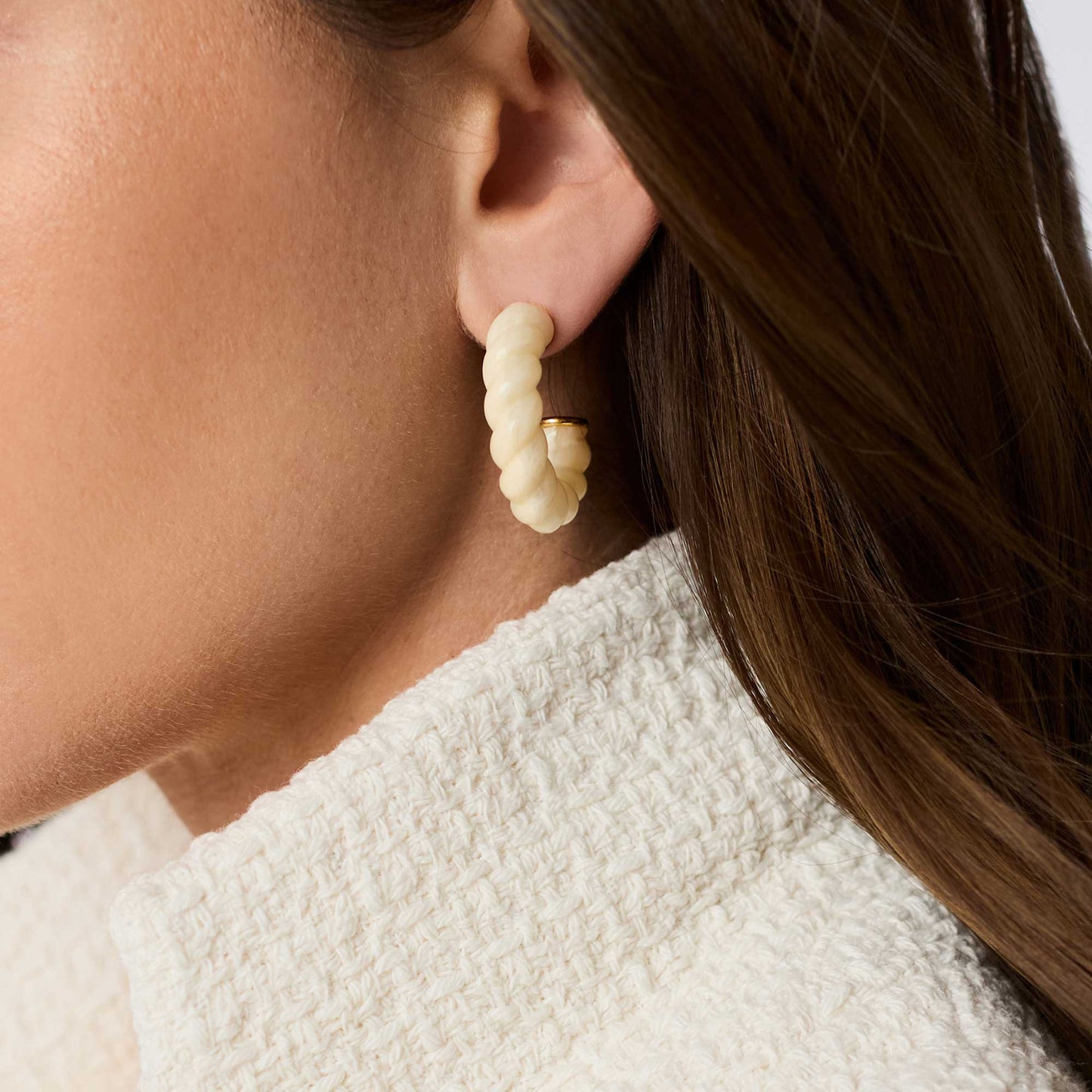 Ravello Hoop - Ivory