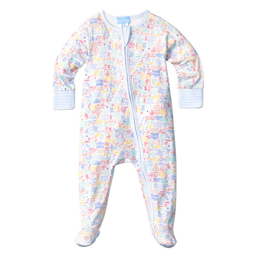 Rhode Island Zip Baby Onesie