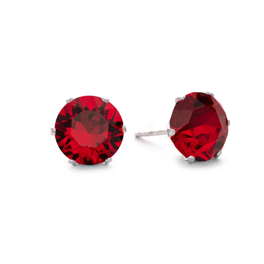 Ruby Mini Bling Earrings