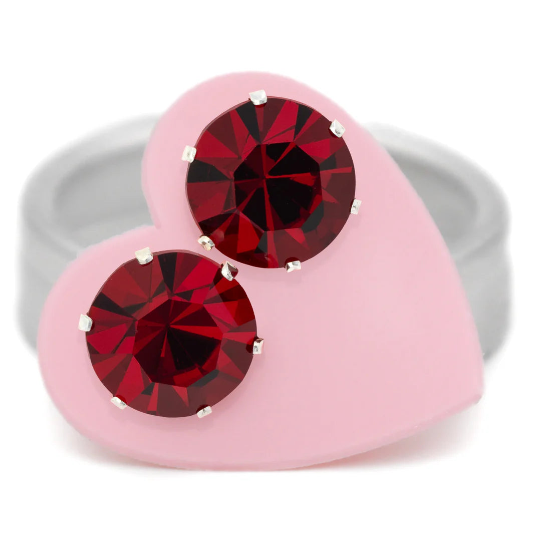 Ruby Bling Earrings