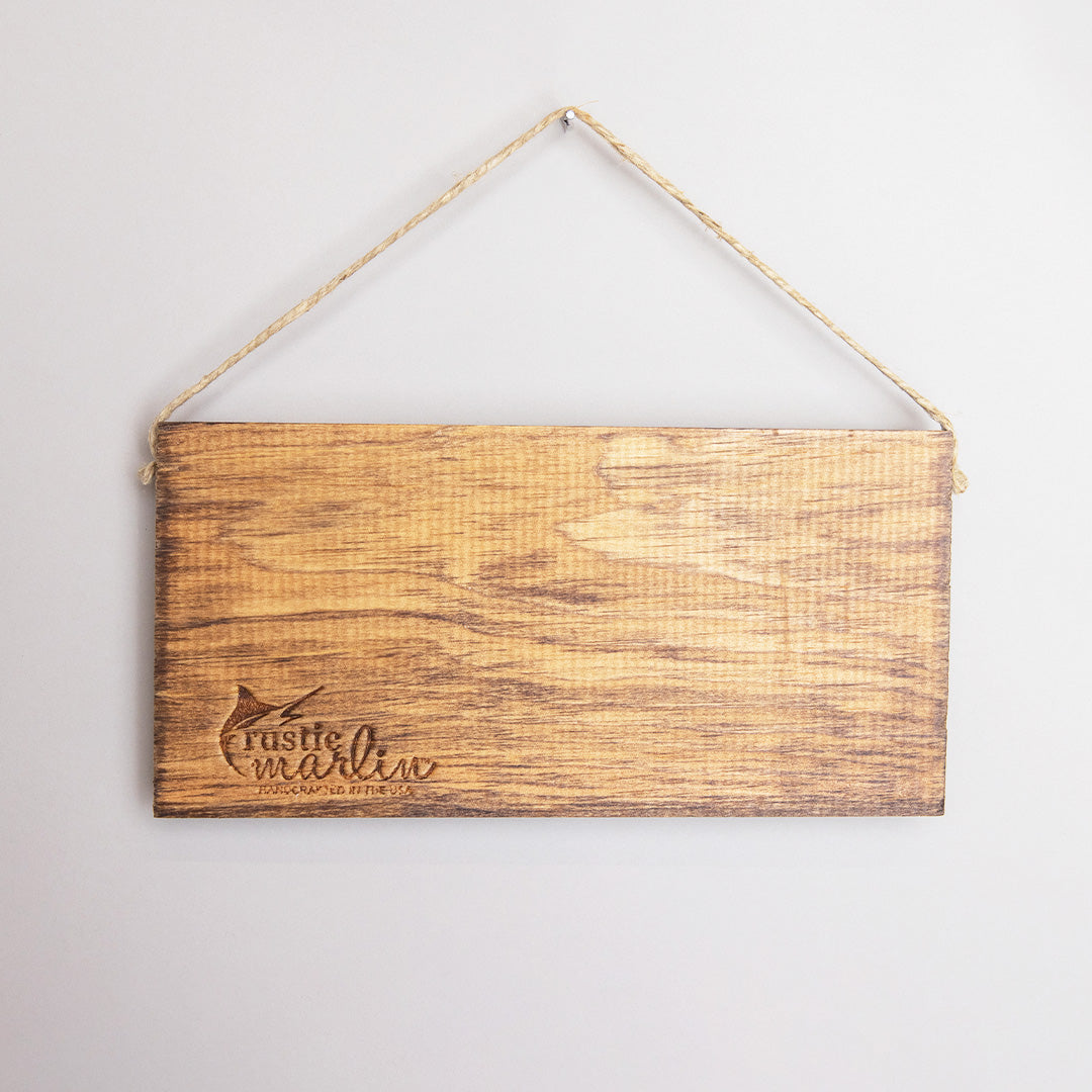 Beach House Lobster Twine Hanging Sign