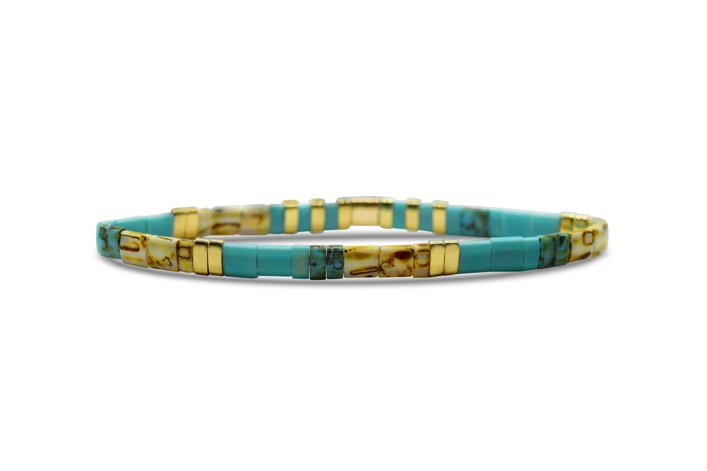 GIGI Morse Code Tila Beaded Bracelet