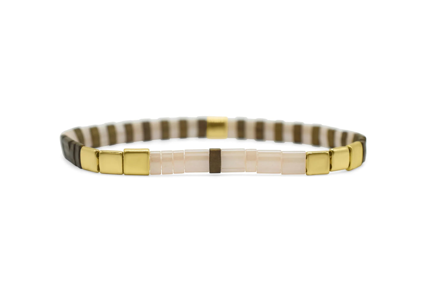 I LOVE YOU - Morse Code Tila Beaded Bracelet