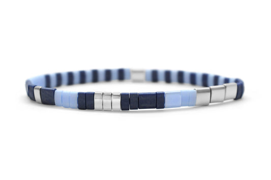 SOUL SISTERS Morse Code Tila Beaded Bracelet