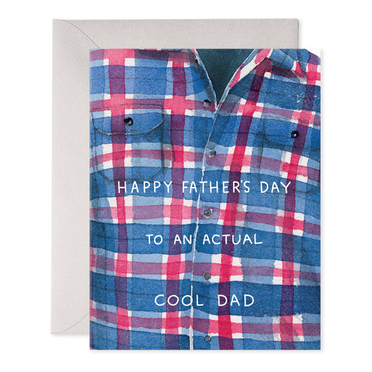 Plaid Dad Greeting Card