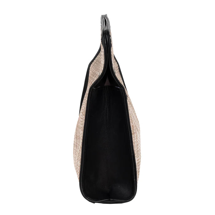 Sunset Clutch - Sand Woven