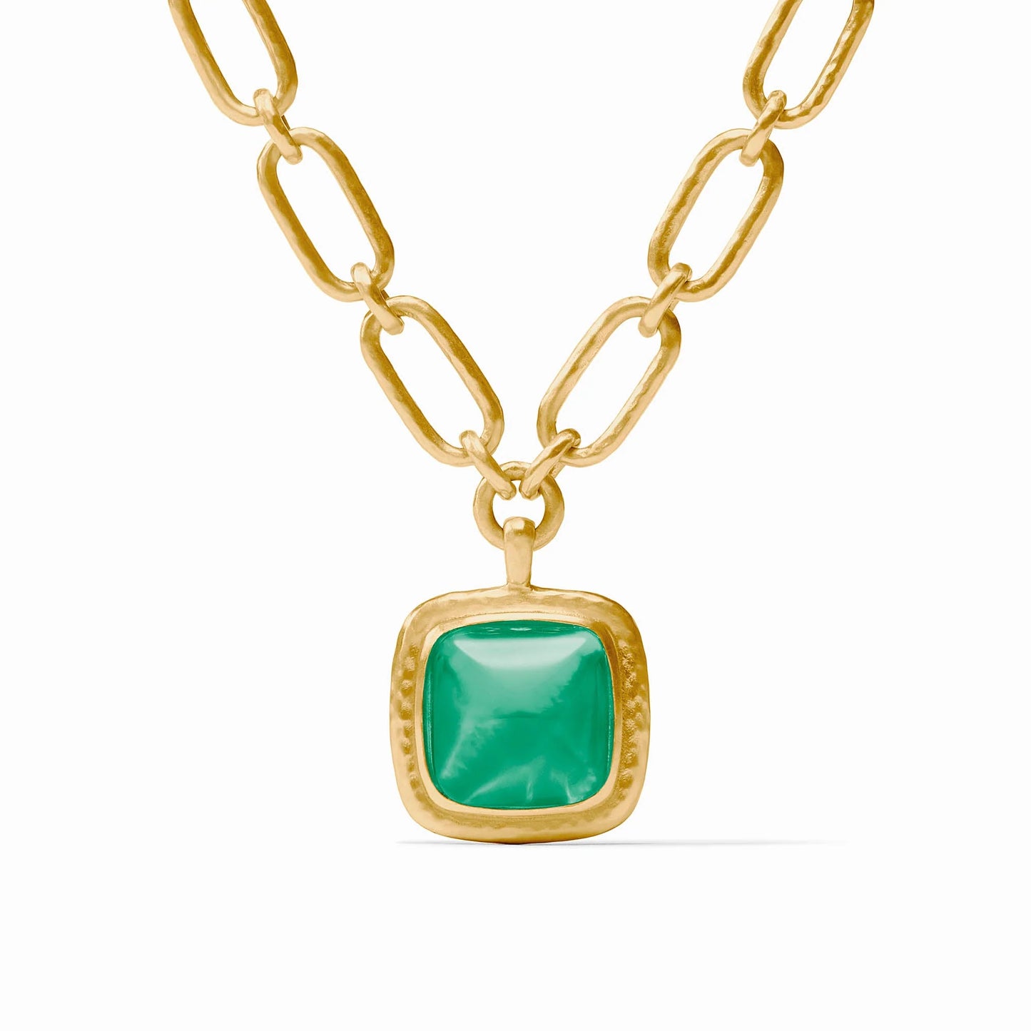Sahara Statement Necklace -  Iridescent Emerald Green