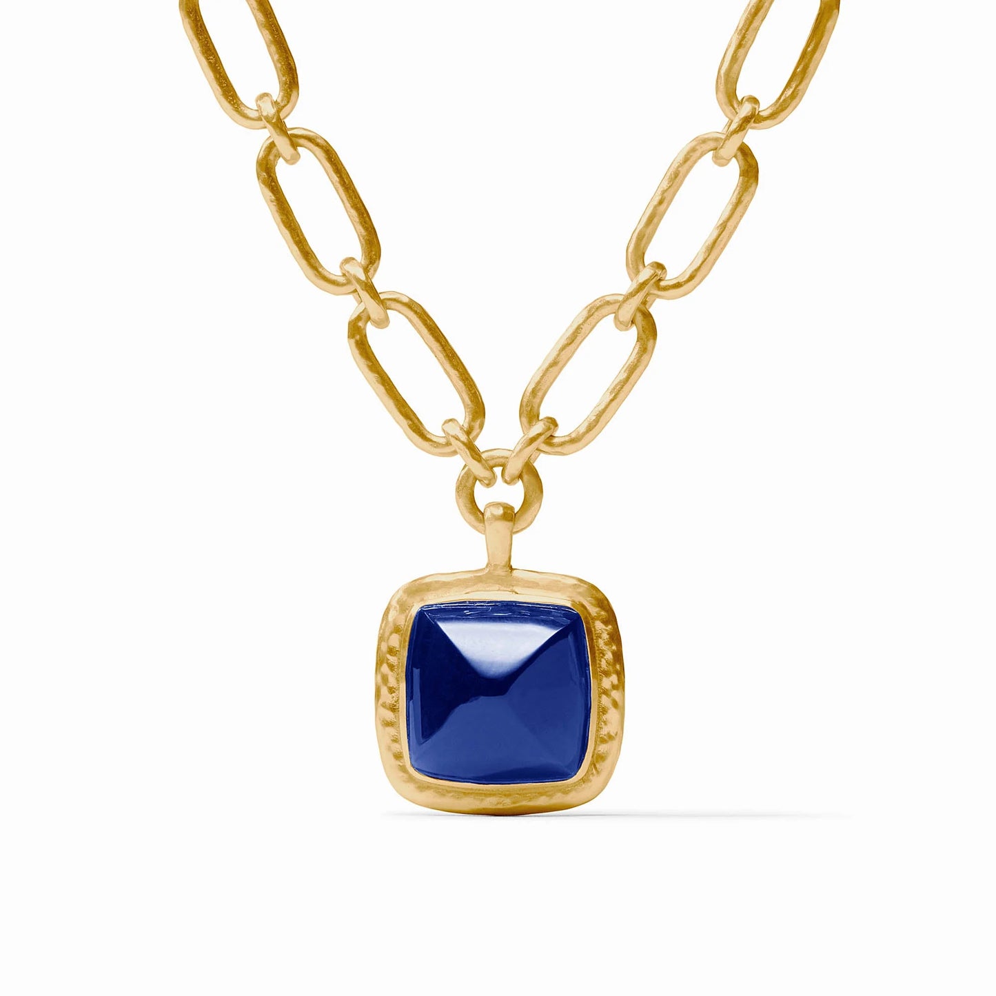 Sahara Statement Necklace -  Iridescent Sapphire Blue