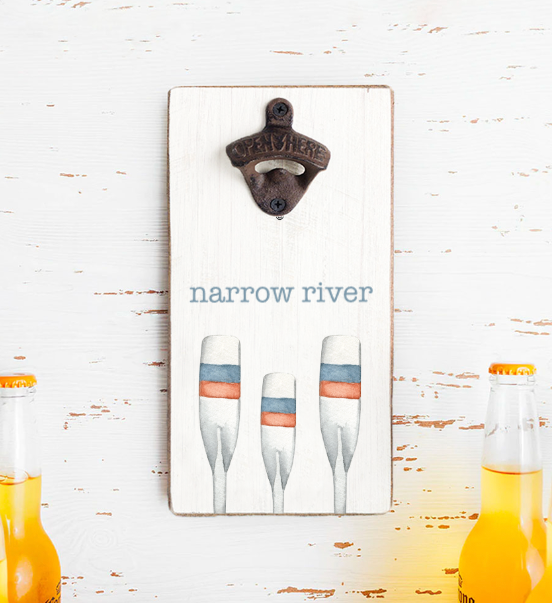 Narrow River Oars - Bottle Opener