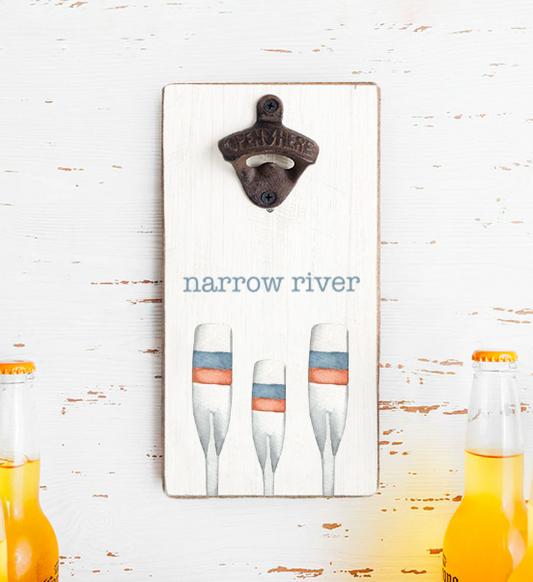 Narrow River Oars - Bottle Opener