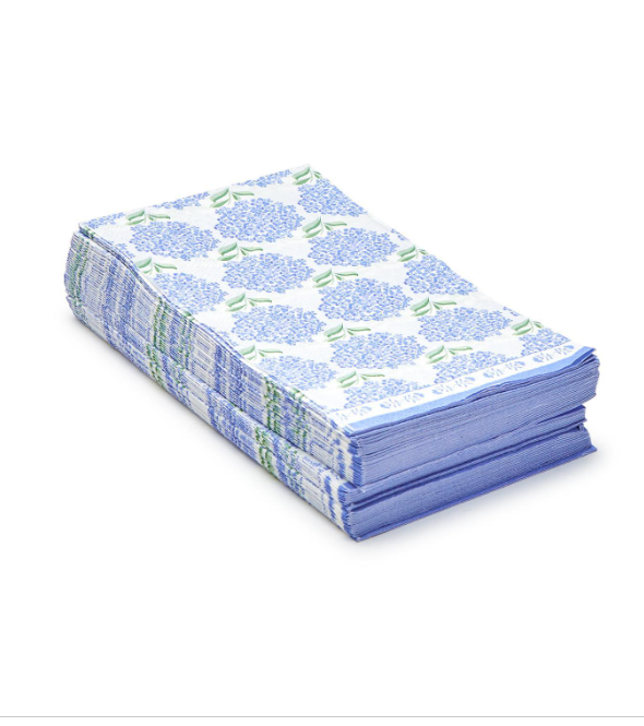 Blue Hydrangea Guest Napkins