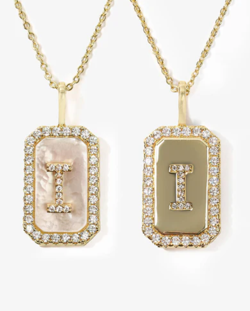 Love Letters Double-Sided Necklace Gold I