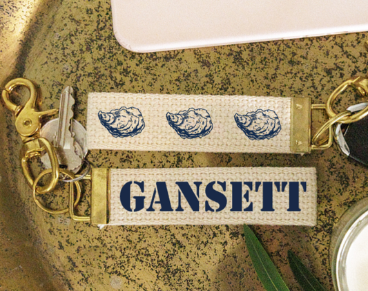 Oysters & Gansett Double Sided Keychain