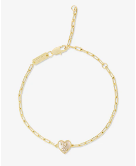 Baby Love Letters Heart Bracelet