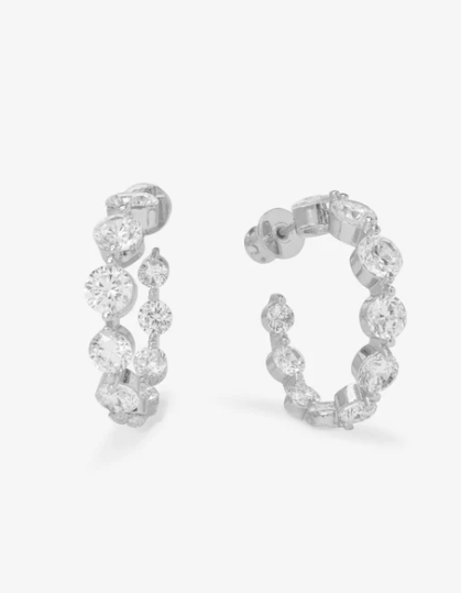 She's an Icon Hoops 1" Silver