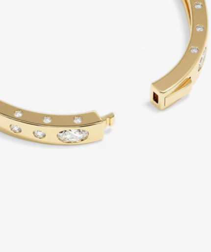 Ashley Rodeo Lock Cuff Gold 6mm