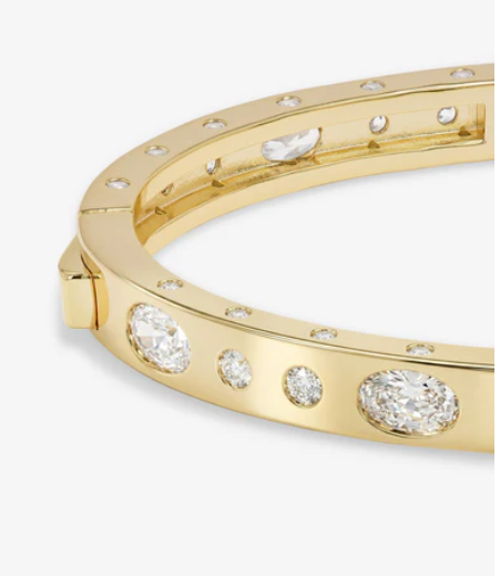 Ashley Rodeo Lock Cuff Gold 6mm