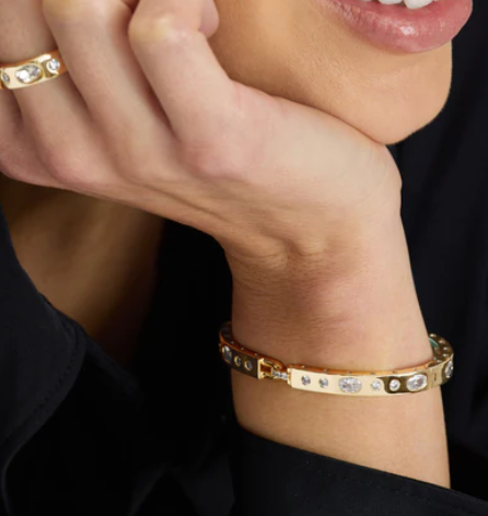 Ashley Rodeo Lock Cuff Gold 6mm
