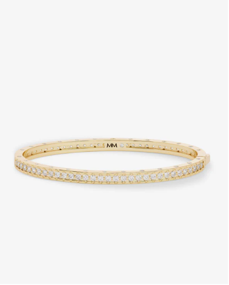 Ashley Pavé Cuff Gold 4mm