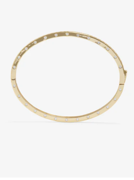 Ashley Pavé Cuff Gold 4mm