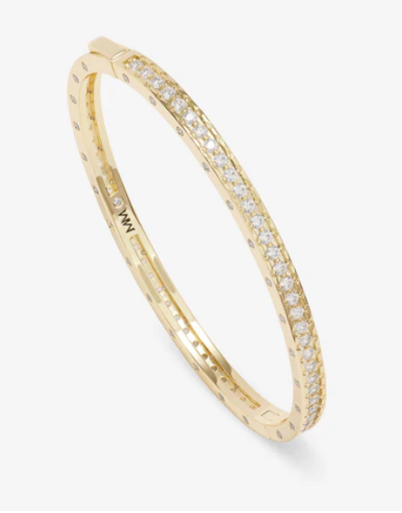 Ashley Pavé Cuff Gold 4mm