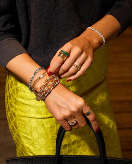 Ashley Chain Link Bracelet 9mm Gold