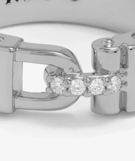 Ashley Smooth Lock Ring Silver