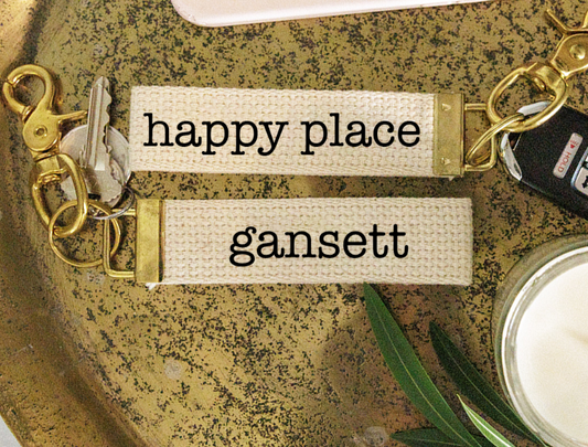 Happy Place - Gansett Keychain