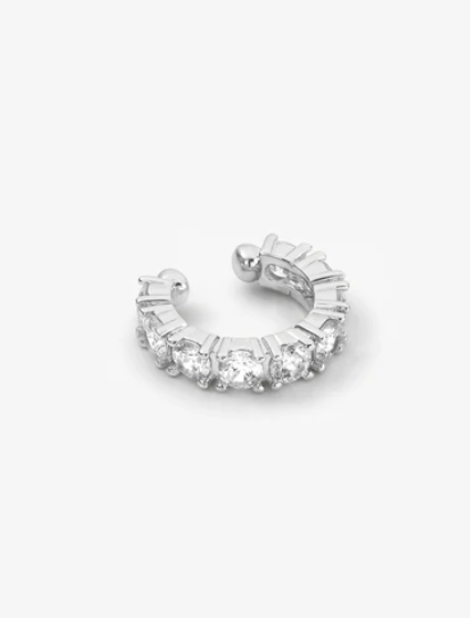 "Oh She Fancy" Ear Cuff Silver