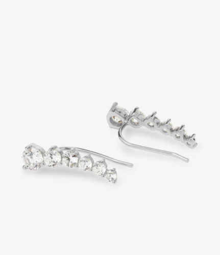 Not Your Basic Ear Crawler Silver