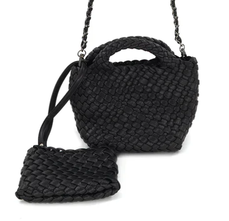 Braided Clutch Black