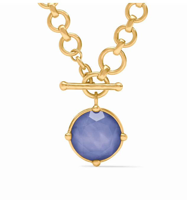 Honeybee Demi Necklace Iridescent Tanzanite Blue
