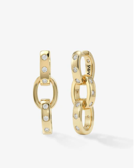 Ashley Chain Convertible Earring Gold