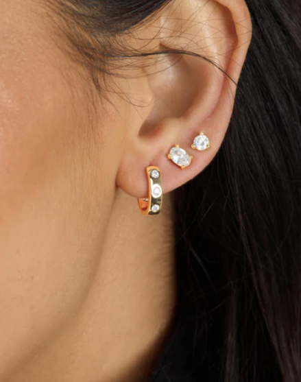 Ashley Chain Convertible Earring Gold