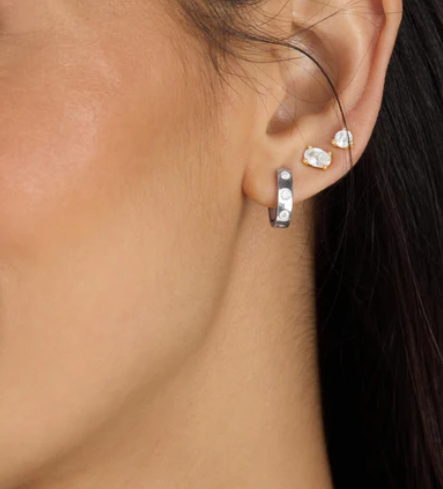 Ashley Chain Convertible Earring Silver