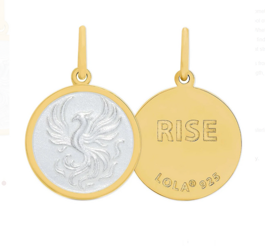 Pheonix Pendant All Gold
