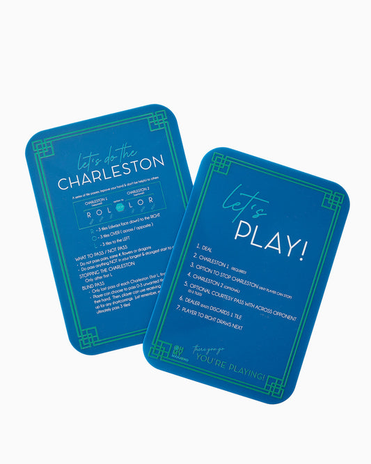 Navy Blue Mahjong Tile Shufflers