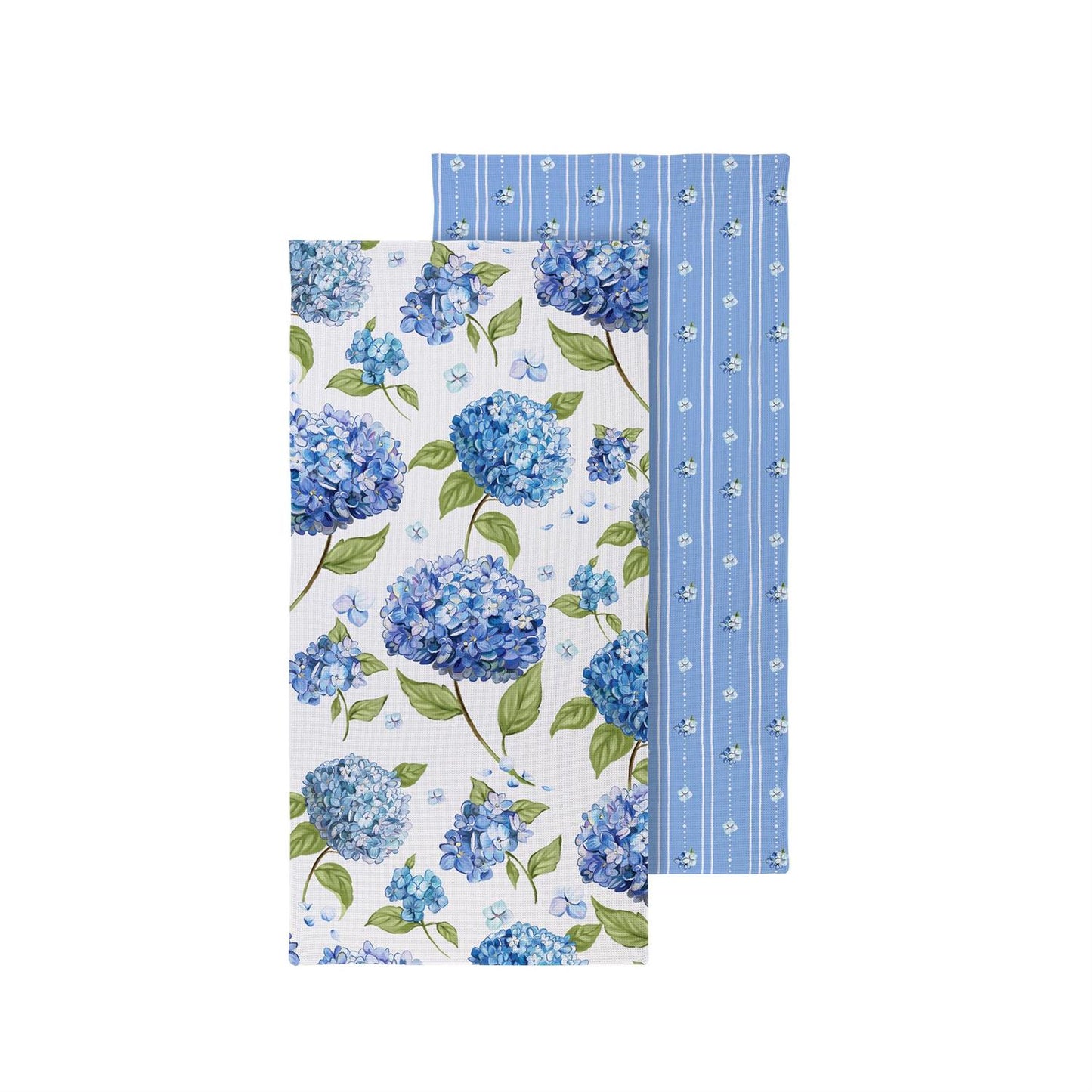 Quick Dry Waffle Weave Beach Towel w/ Matching Carrying Case, Hydrangea