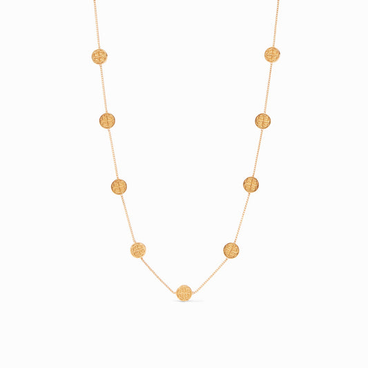Valencia Delicate Station Necklace Gold
