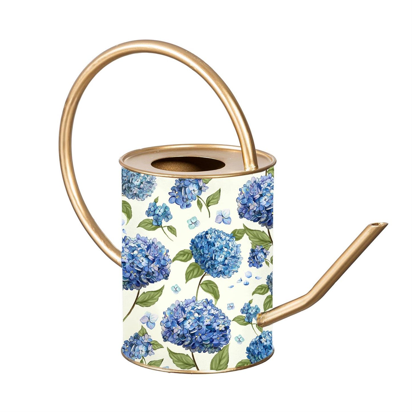 Hydrangea Printed Metal Watering Can