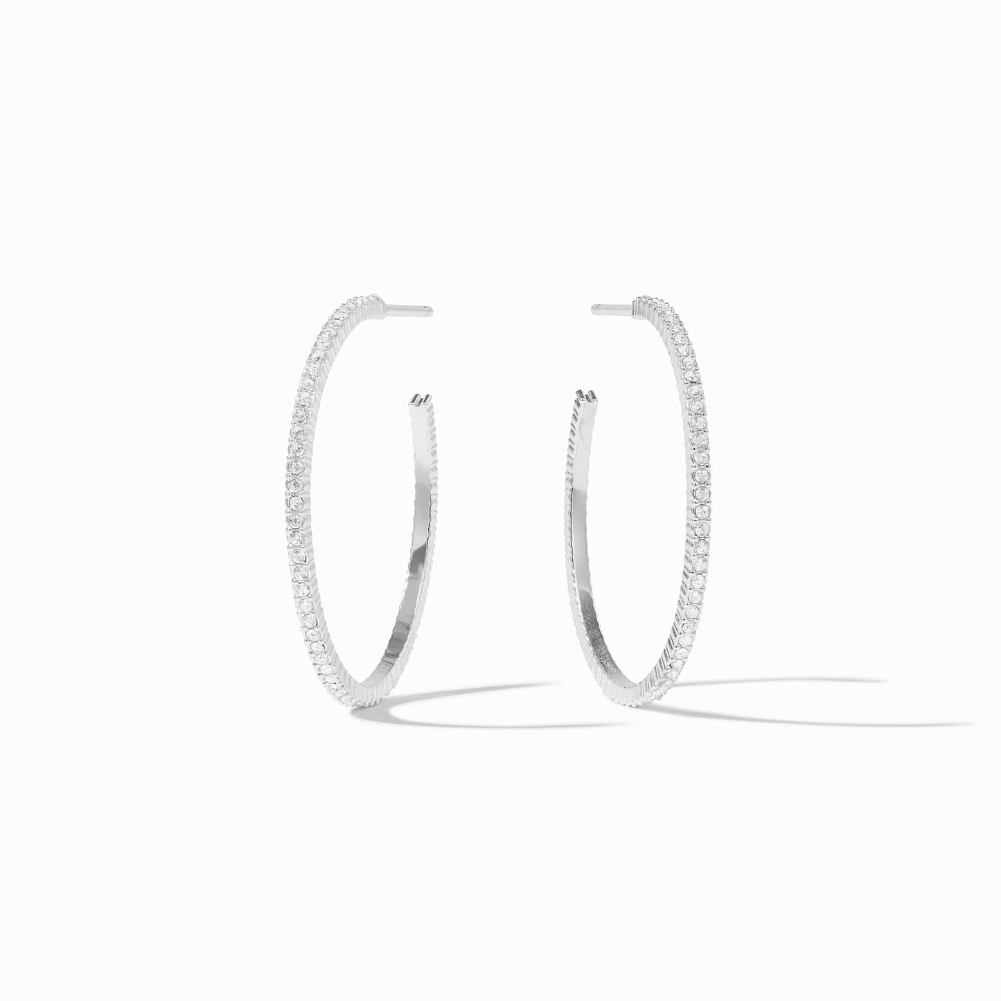 Windsor Hoop Cubic Zirconia Silver