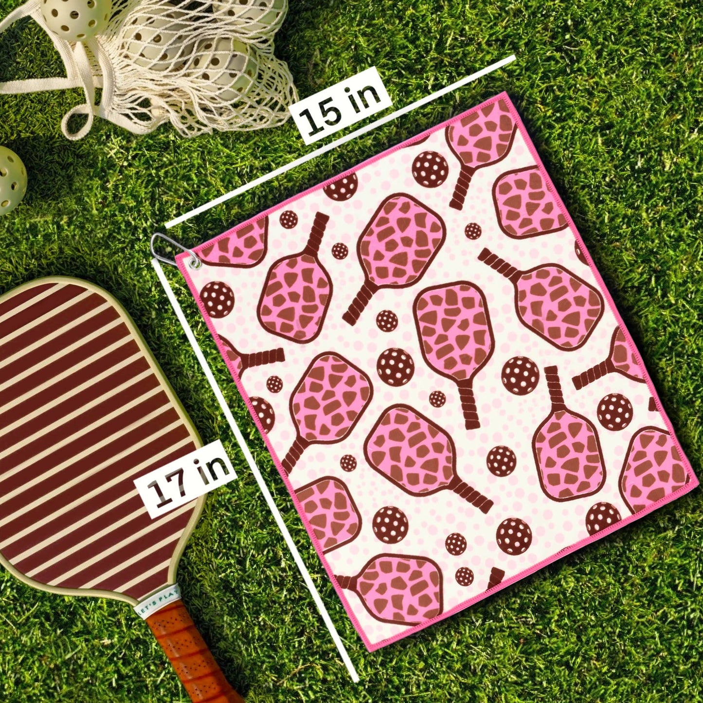 Ladybug Lane - Pickleball Towel - Pickleball Accessories