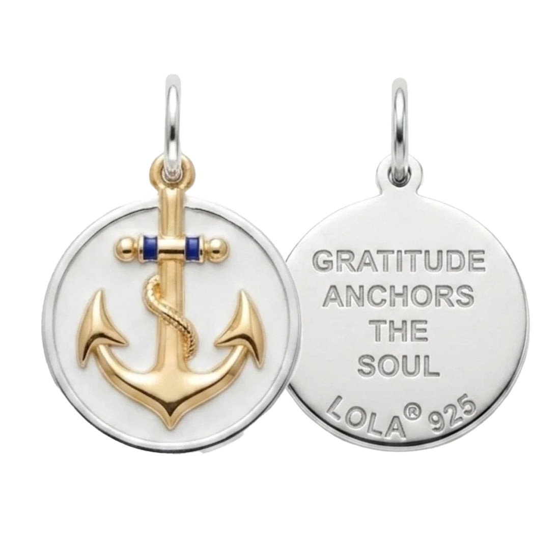 Gratitude Anchor Pendant