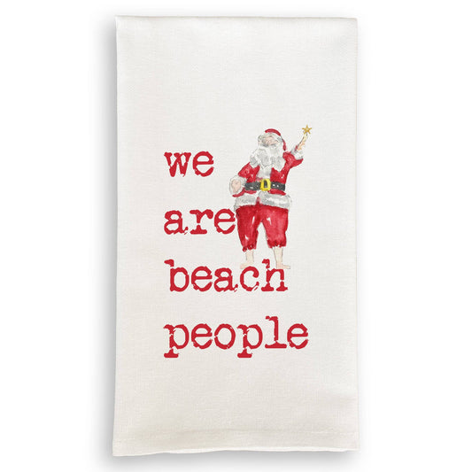 We Are Beach People with Santa