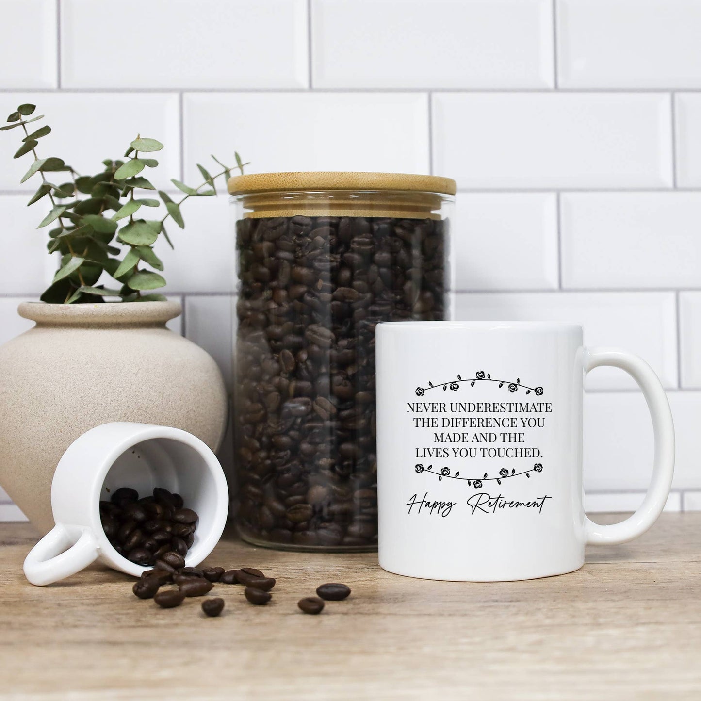 Never Underestimate The Difference You Made Mug