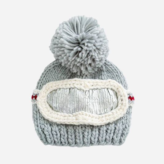 Baby Ski Goggles Beanie Bowie Grey