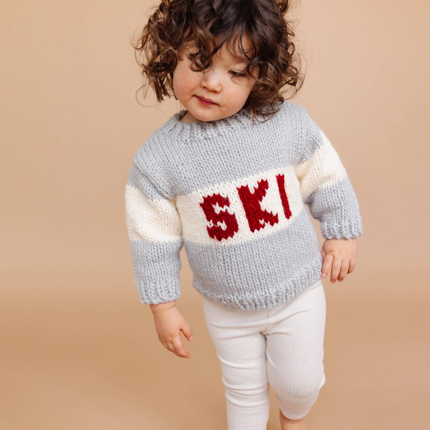 Baby Ski Sweater Bowie Grey