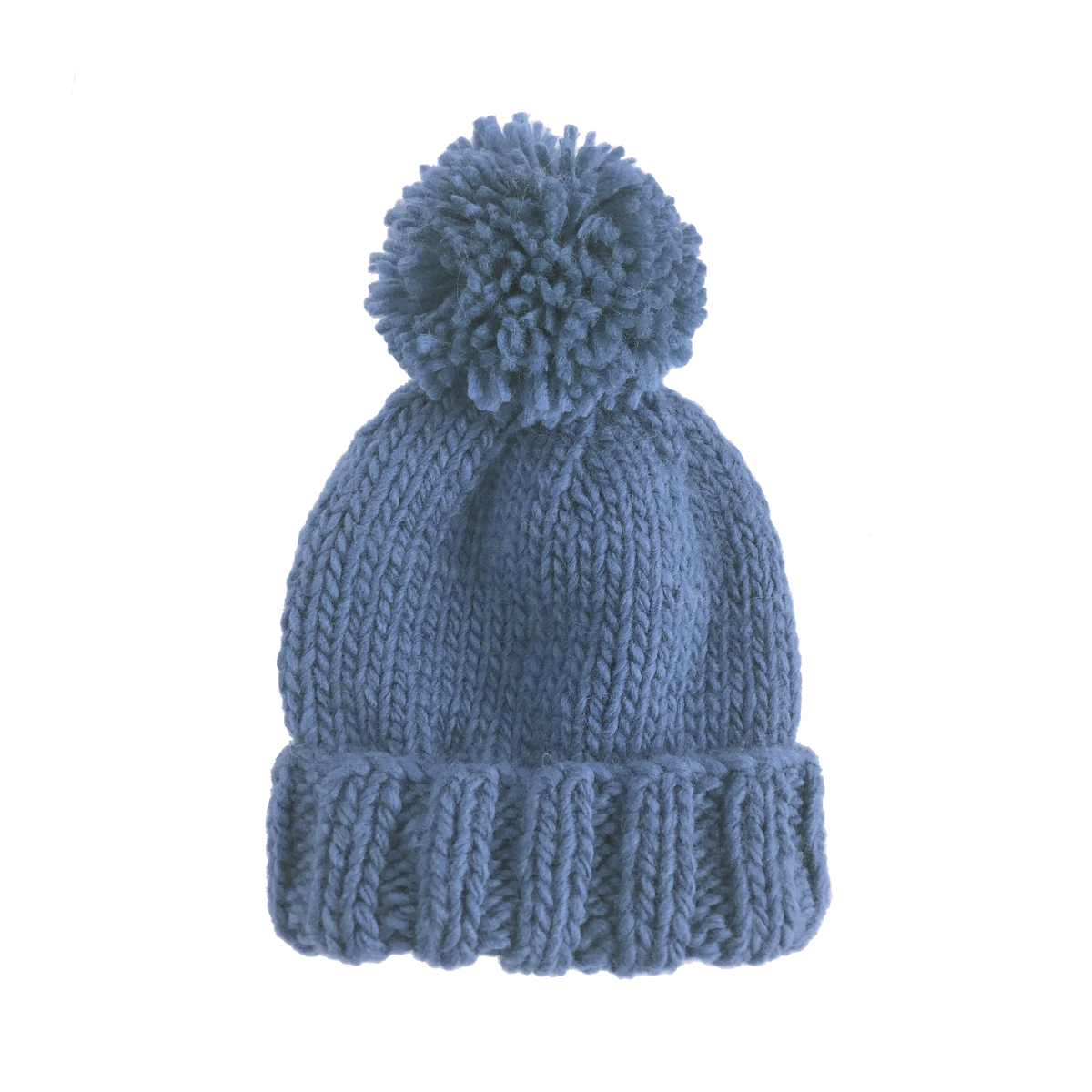 Classic Pom Hat Blue Boy Beanie Accessories Fall Winter Gift