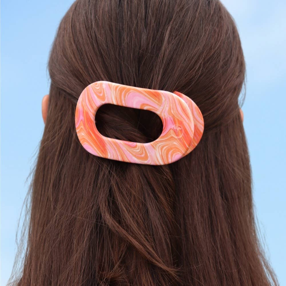 Just Keep Swimming | Medium | Flat Round Hair Clip